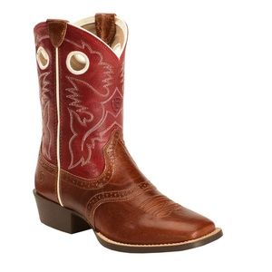 red toddler cowboy boots